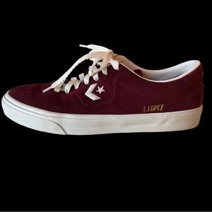 Converse Black Suede Louie Lopez Shoes Size 10.5